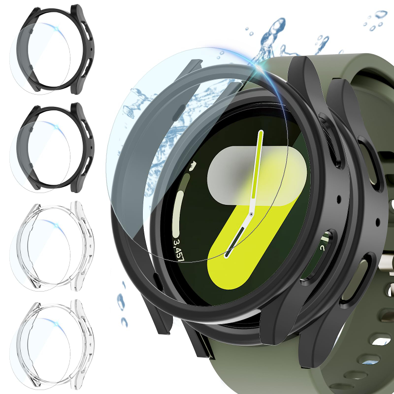 Accessories For Galaxy Watch 5 - Matte Hard PC Case with Tempered