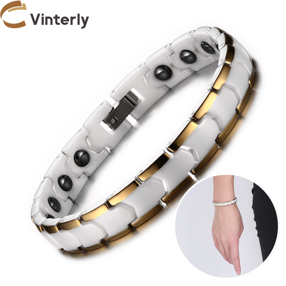 Ceramic Link Bracelet - Hematie Vòng Đeo Tay Cho Nữ