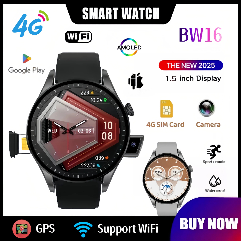 Smartwatch Nexus - New 4G Smartwatch BW16: WiFi |GPS|Android