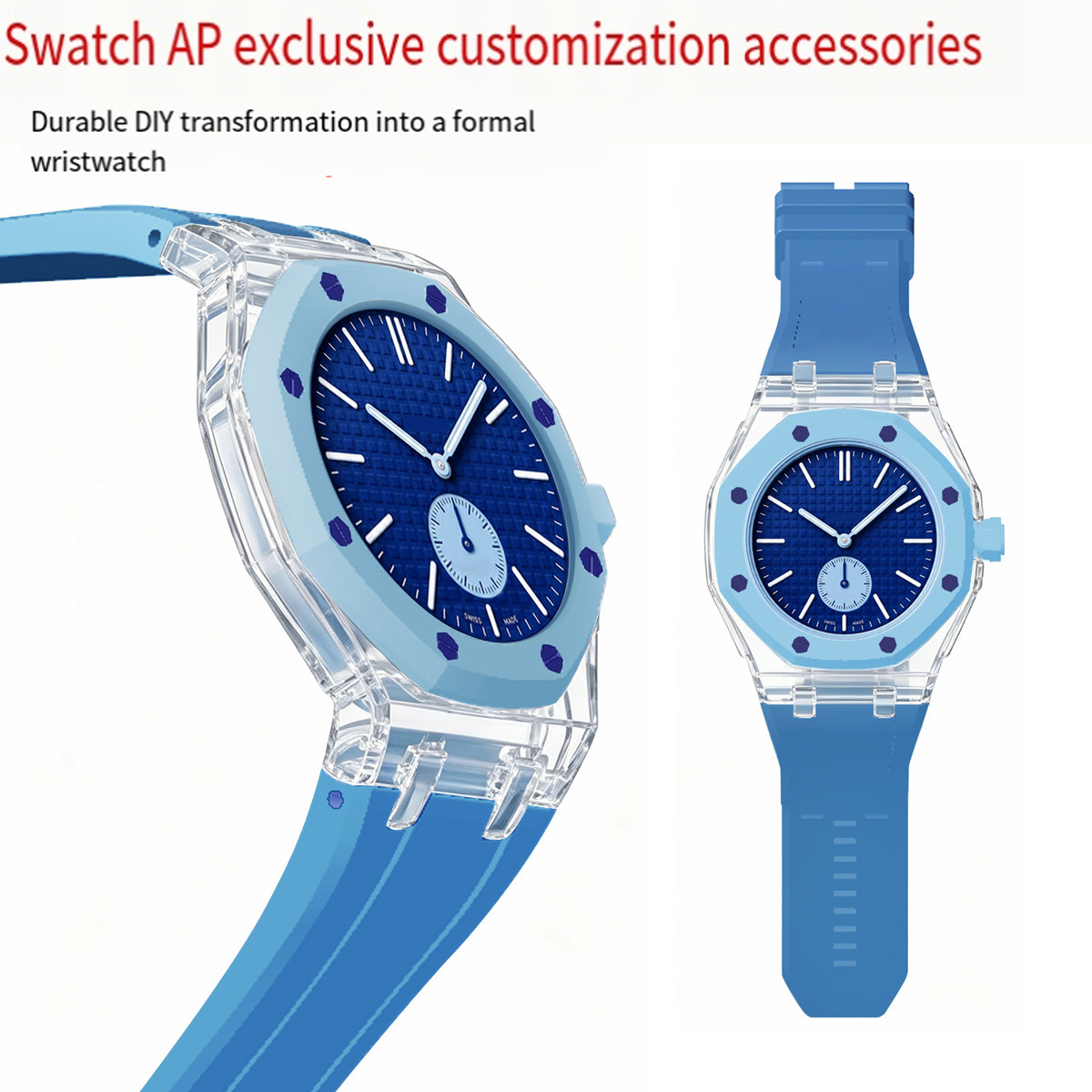Silicone Band Replacement - For AP Swatch Co branded Modified