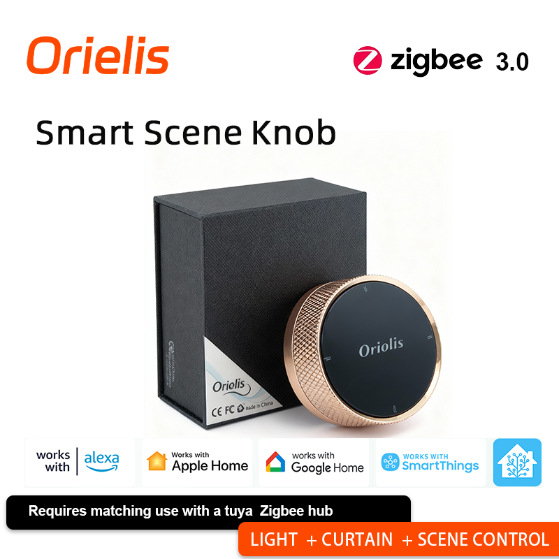 Smart Accessories - ORIELIS Tuya Zigbee Smart Scene Knob