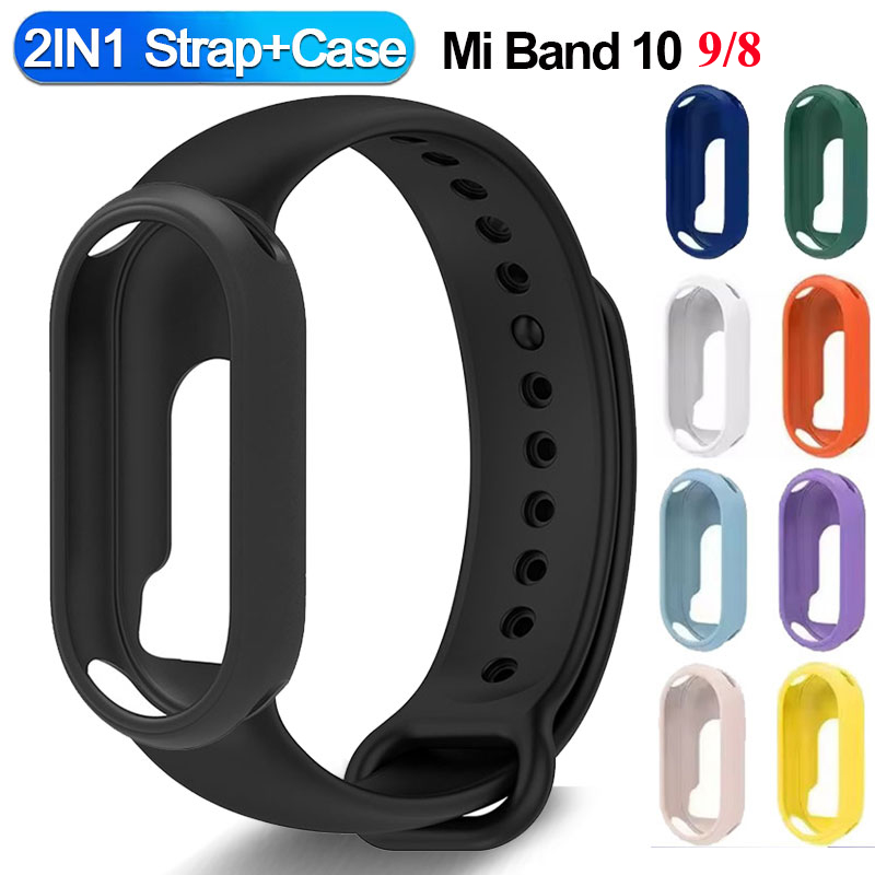 Silicone Band Replacement - Silicone Strap+Watch Case For Xiaomi Smart