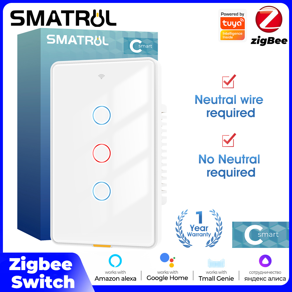 Smart Accessories - Tuya Zigbee Smart Light Touch Switch