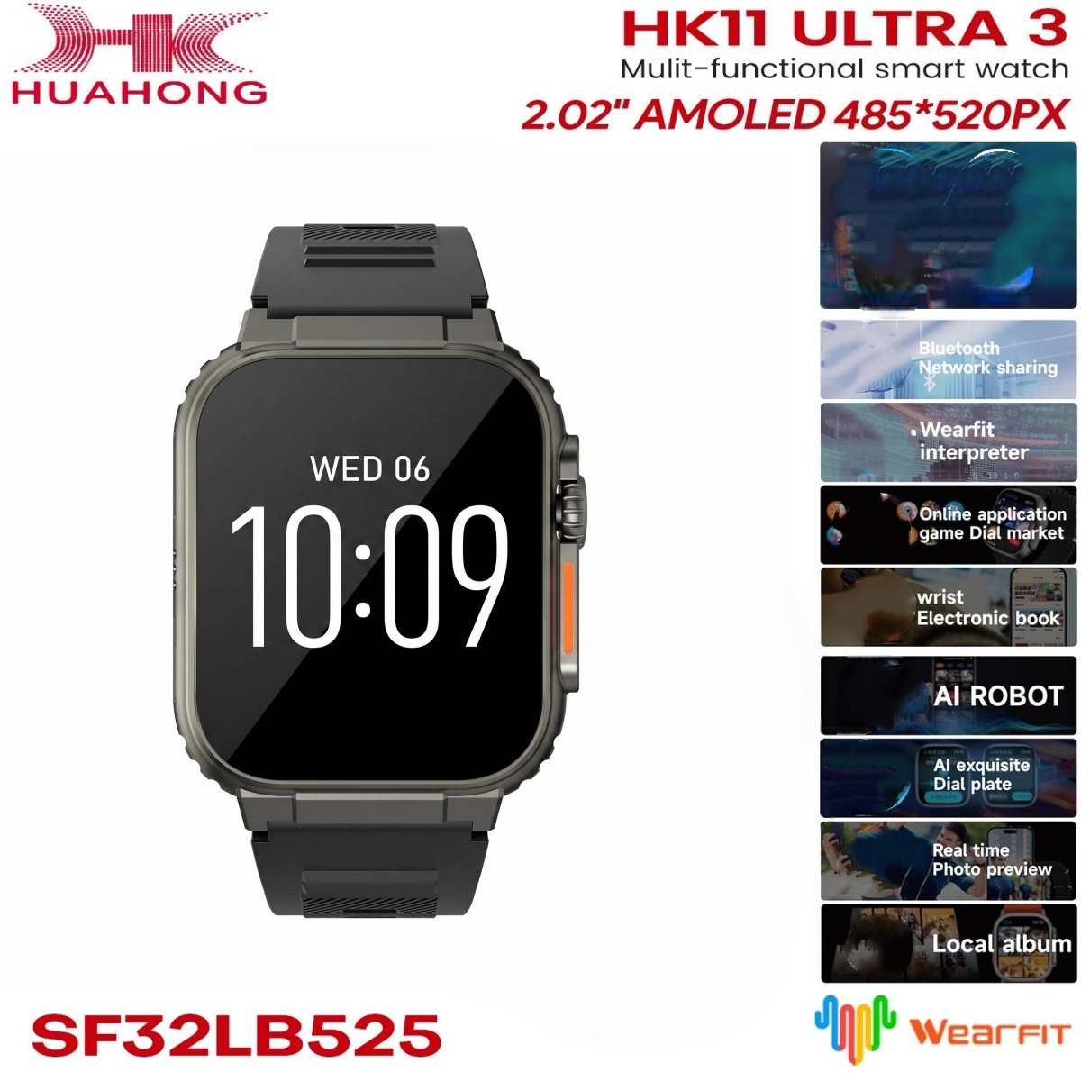 Smartwatch Nexus - Original HK11 Ultra 3 SmartWatch 4GB