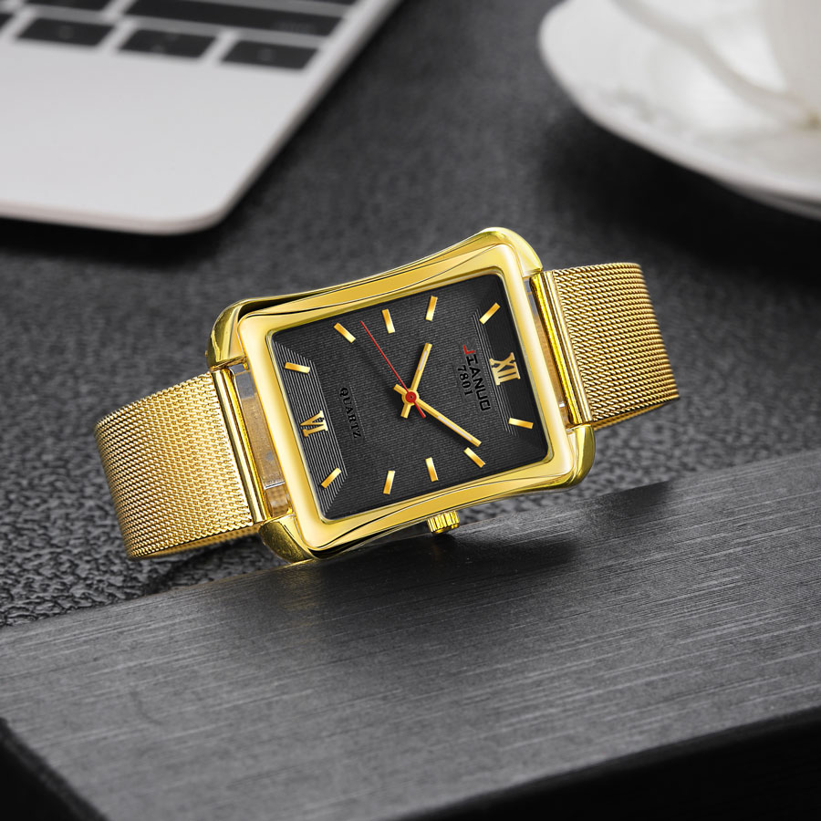 Stainless Mesh Band - 2024 New Trendy Men's Square Watch