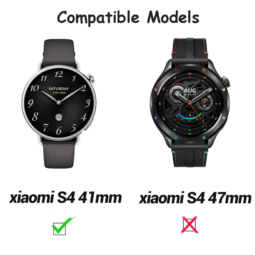 18mm Braided Magnetic Buckle S - đánh giá và giá Xiaomi Smartwatch S4 Accessories