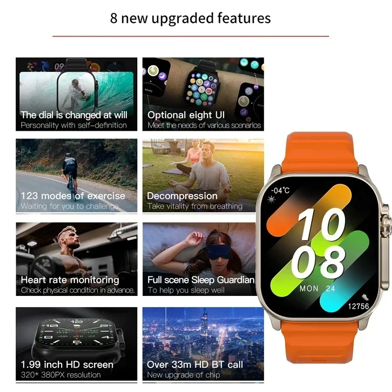 New Watch T10 Ultra Smart Watc - đánh giá và giá Smartwatch Nexus