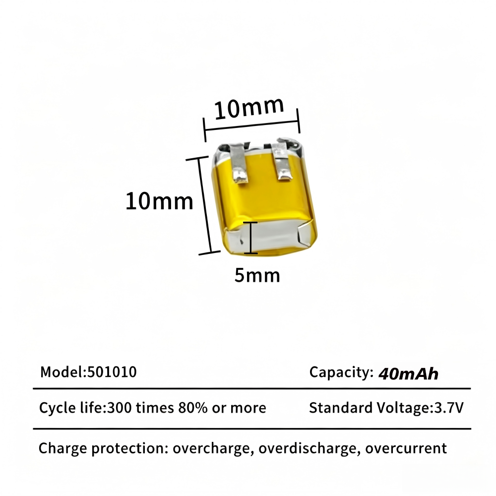 501010 Battery 3.7V 40mAh Lipo - đánh giá và giá Smartwatch Headset