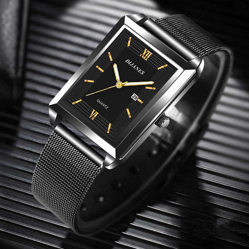Men's Calendar Date Sport & Le - đánh giá và giá Stainless Mesh Band