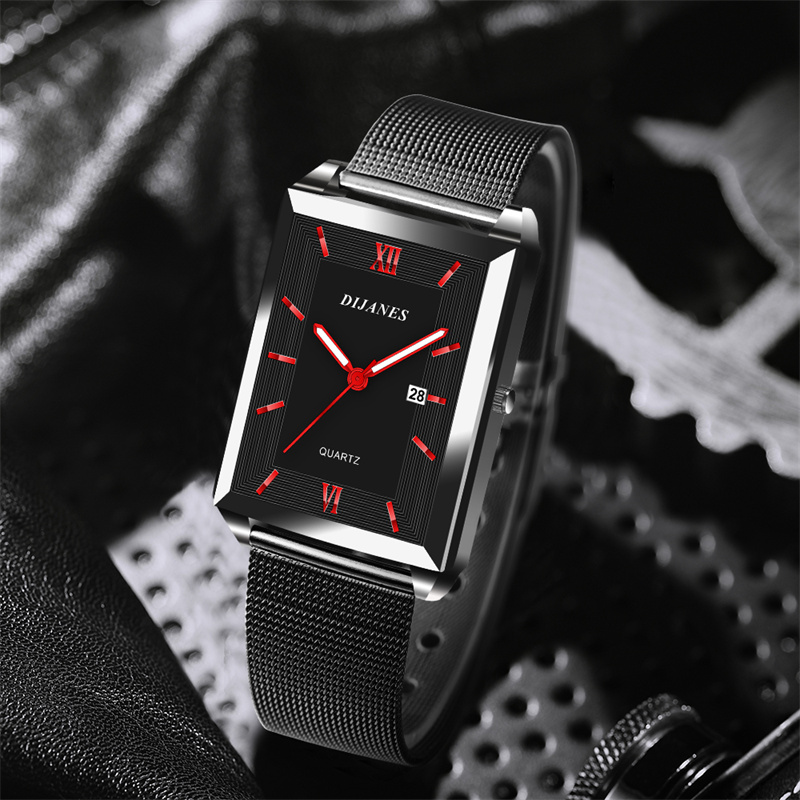 Men's Calendar Date Sport & Le - đánh giá và giá Stainless Mesh Band