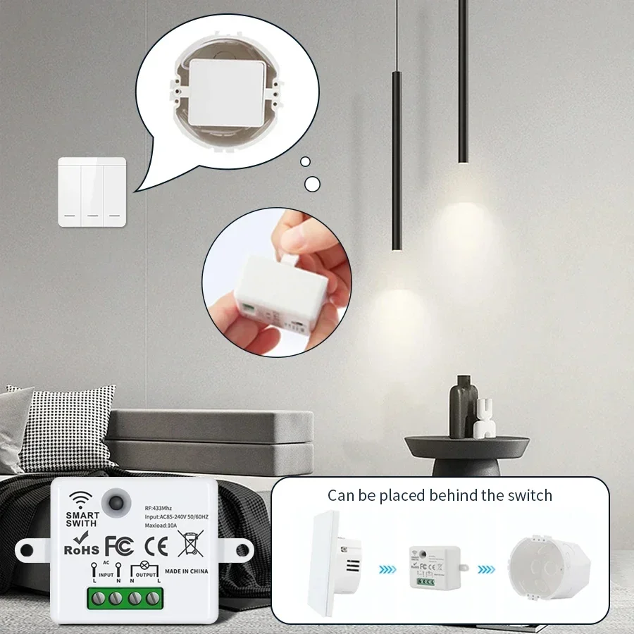 RF 433MHz Wireless Remote Cont - đánh giá và giá Smart Accessories