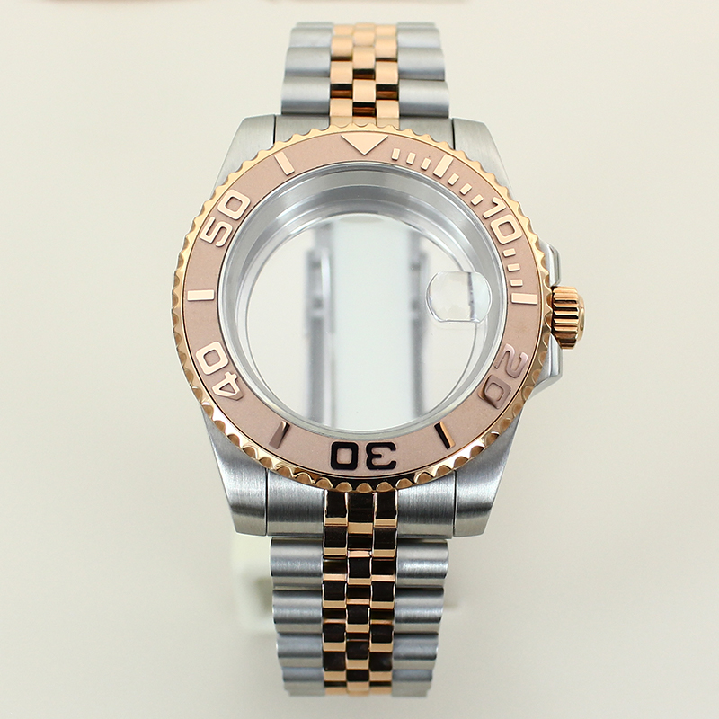40mm Silvery Rose Gold Watch C - đánh giá và giá Ceramic Link Bracelet