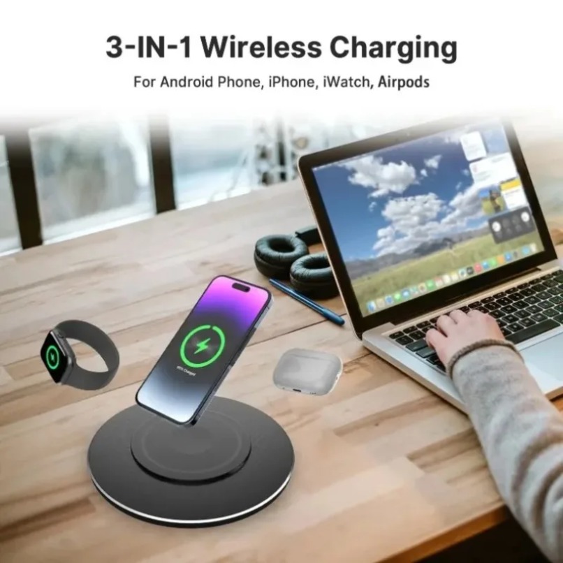 Universal 3 in 1 Wireless Char - đánh giá và giá Smartwatch Universal