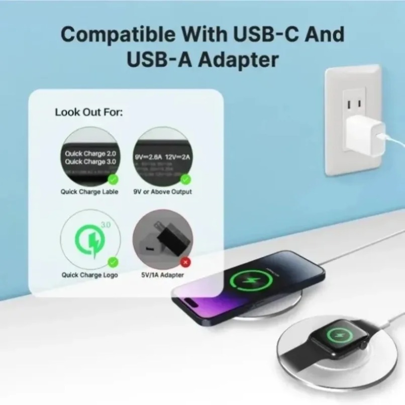 Universal 3 in 1 Wireless Char - đánh giá và giá Smartwatch Universal