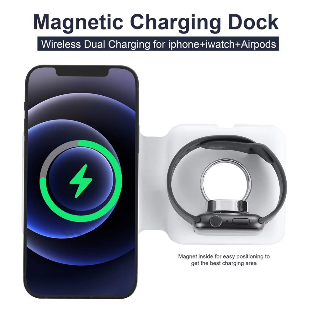 2IN1 Magsafe Duo Từ Bộ Sạc Khô - đánh giá và giá Smartwatch X