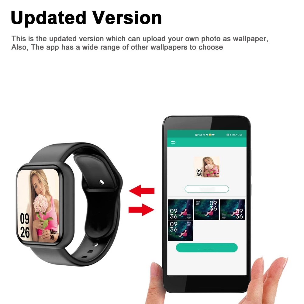 Smart Watch For Men Women Spor - đánh giá và giá Silicone Band Replacement
