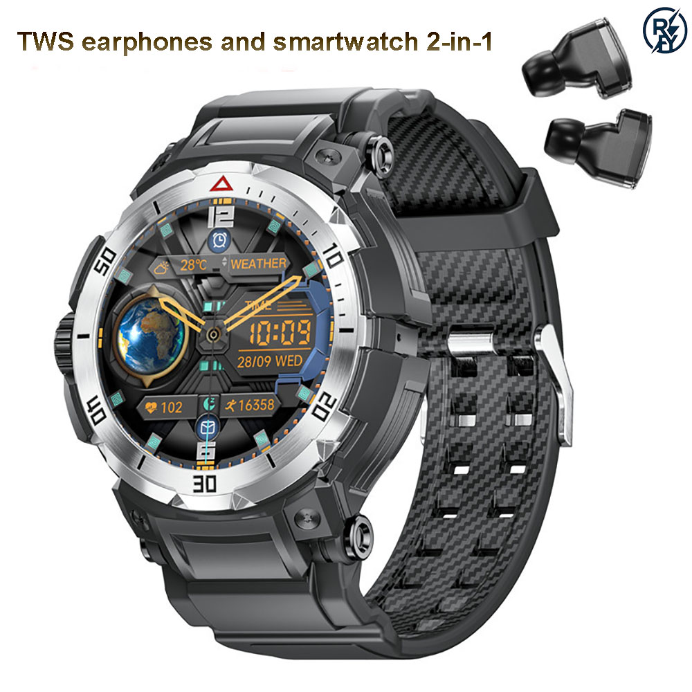 2-in-1 Smart Watch with TWS Bl - đánh giá và giá Smartwatch Headset