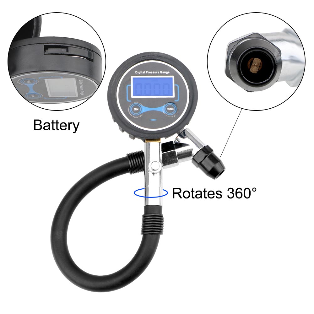 0-200Psi Tire Pressure Gauge M - đánh giá và giá Smartwatch Universal