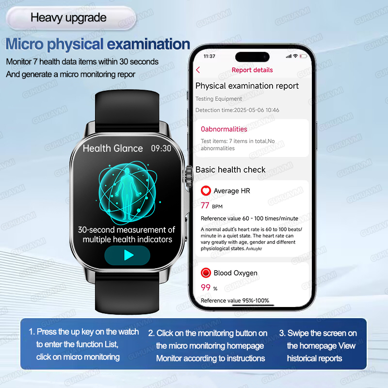 New Health Care AI Doctor Accu - đánh giá và giá Android Smartwatch Accessories