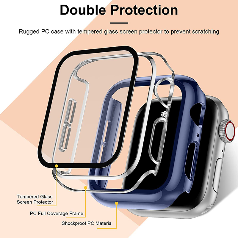 Tempered Glass+cover For Apple - đánh giá và giá Garmin Smartwatch Accessories