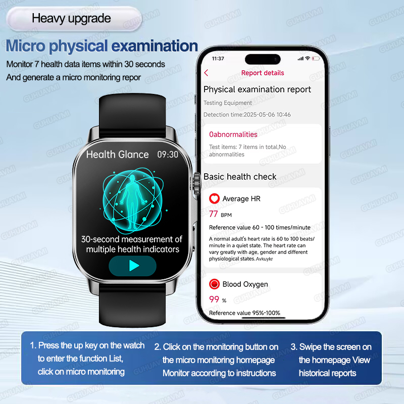 New Men Emotion Diagnosis Smar - đánh giá và giá Android Smartwatch Accessories