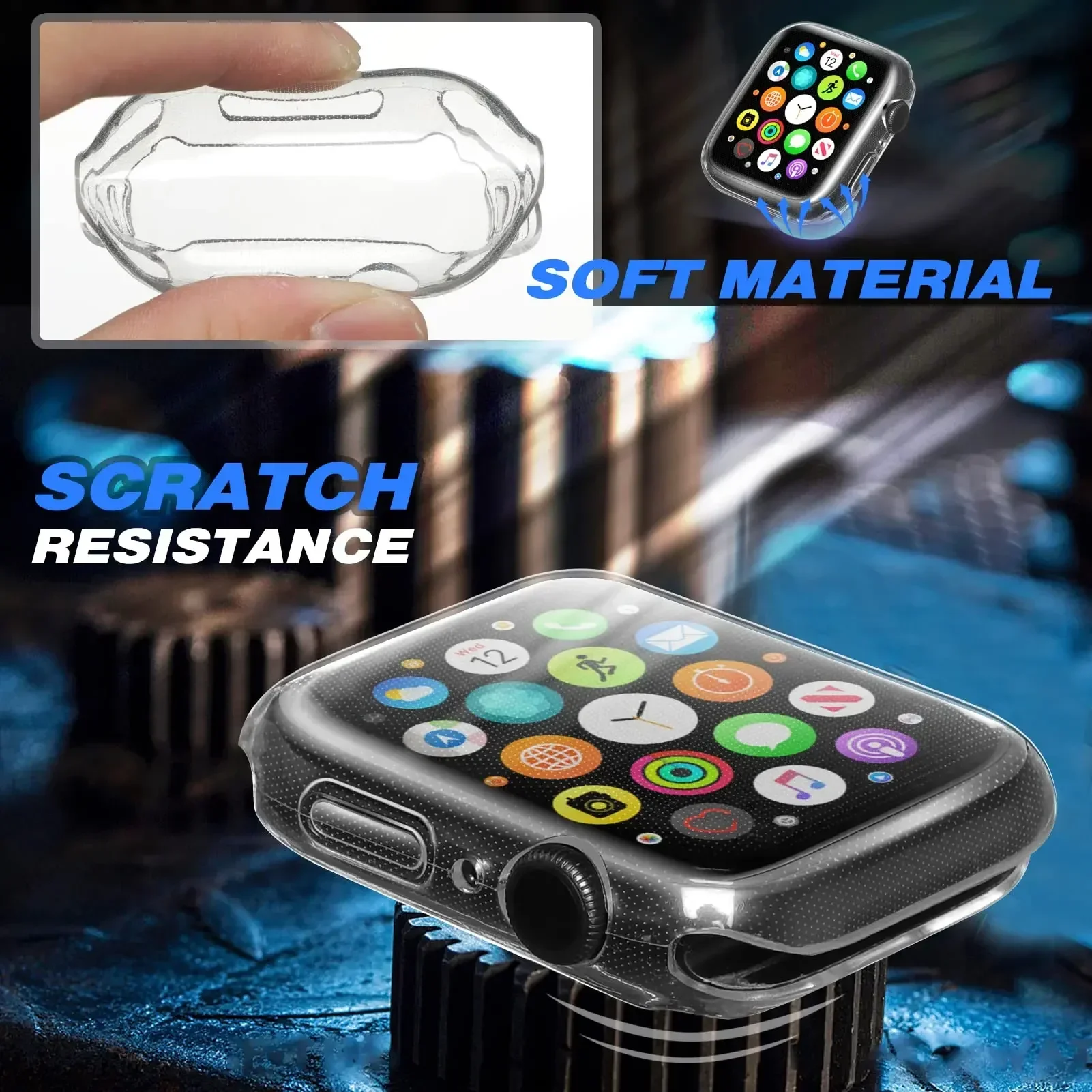 Cover For Apple Watch Case 44m - đánh giá và giá Garmin Smartwatch Accessories