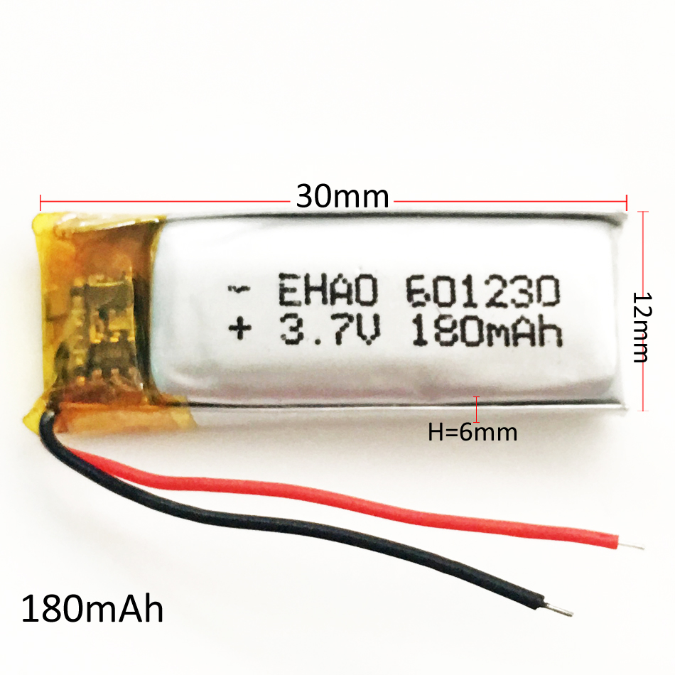 601230 3.7V 180mAh Rechargeabl - đánh giá và giá Smartwatch Headset
