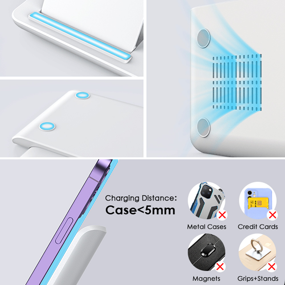 LED 3 in 1 Wireless Charger St - đánh giá và giá Watch Charger Cable