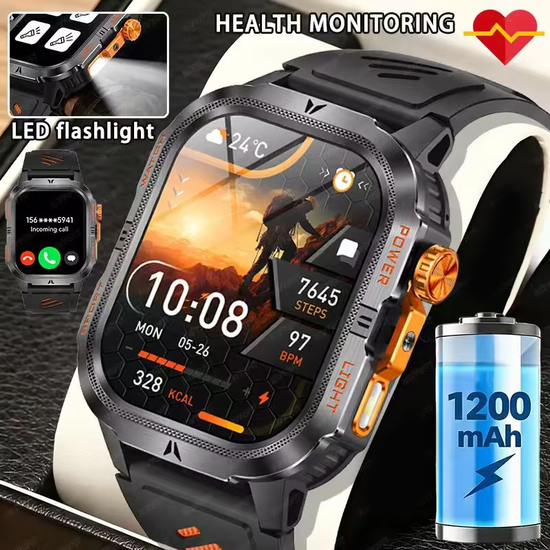 2026 Rugged Military Smart Wat - đánh giá và giá Smartwatch M Active