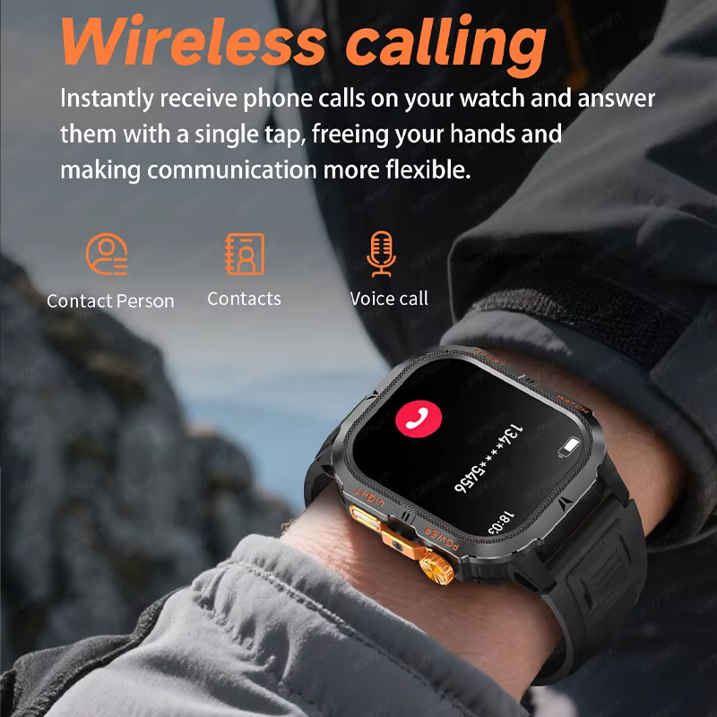 2026 Rugged Military Smart Wat - đánh giá và giá Smartwatch M Active
