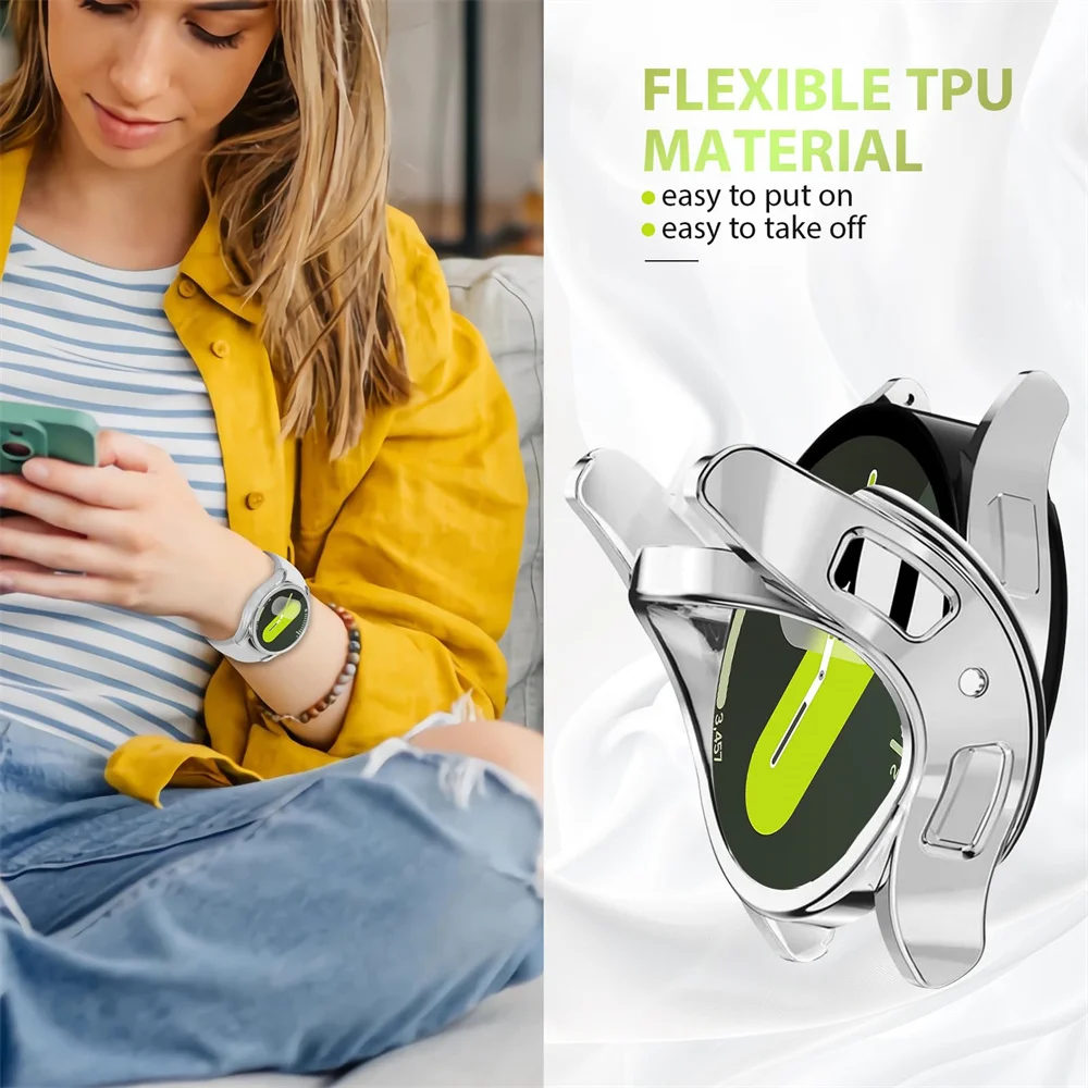 New Plating TPU Case for Samsu - đánh giá và giá Accessories For Galaxy Watch 5