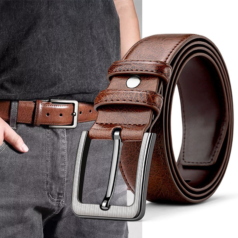 3.8cm Men's PU Leather Alloy P - đánh giá và giá Leather Classic Strap