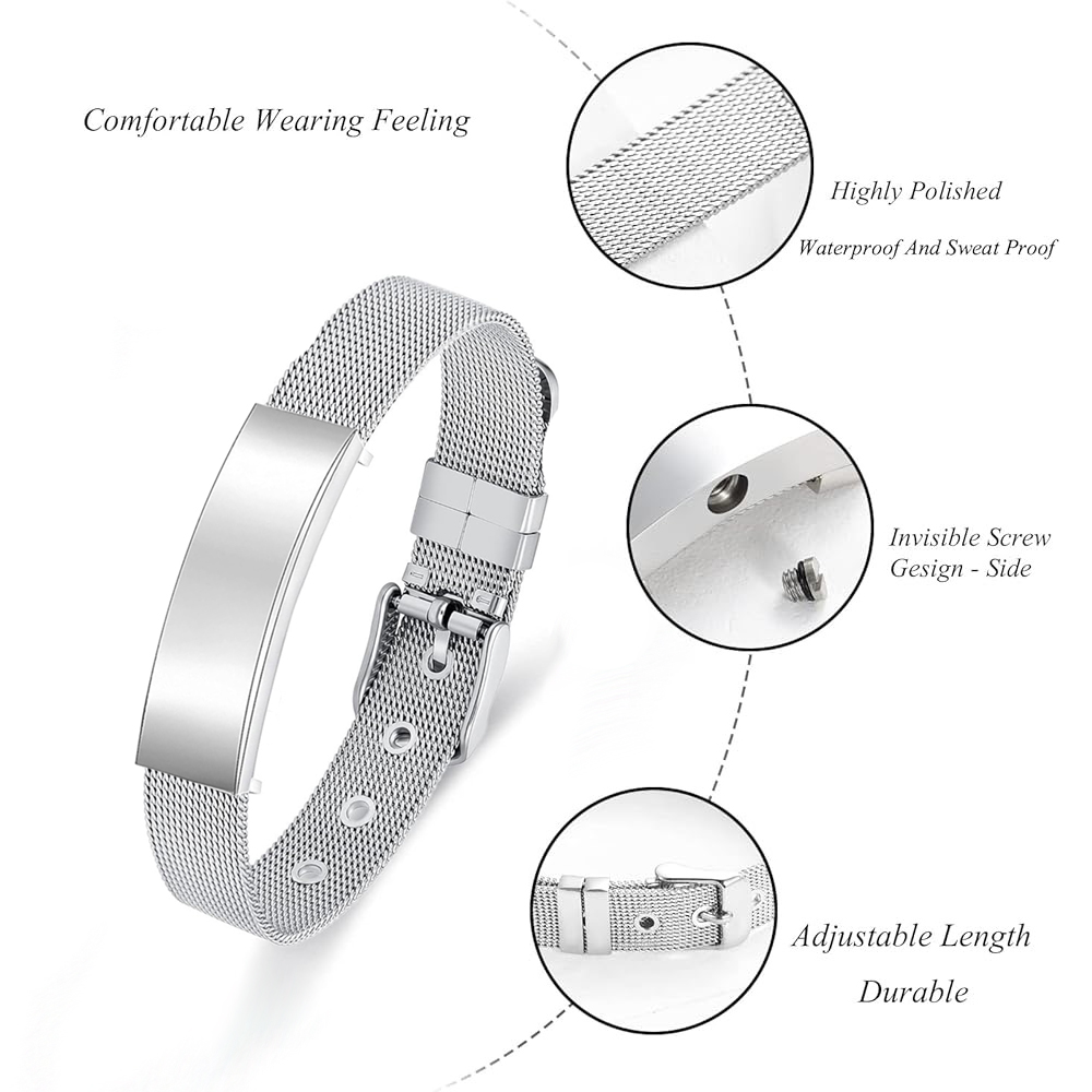 Cremation Jewelry Urn Bracelet - đánh giá và giá Stainless Mesh Band