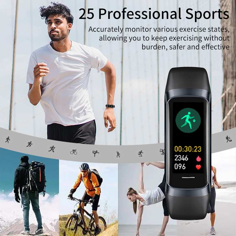 LIGE 1.1 Inch Amoled Heart Rat - đánh giá và giá Android Smartwatch Accessories