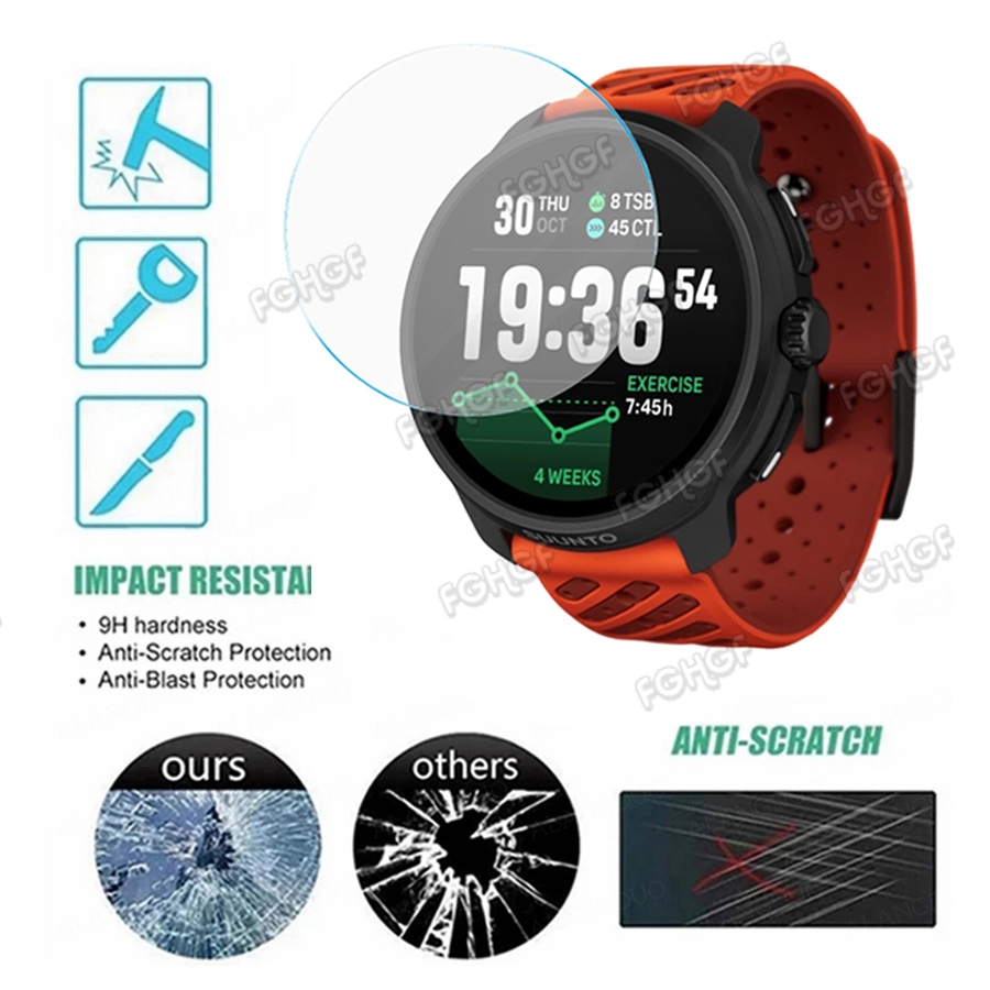 Tempered Glass Protective Film - đánh giá và giá Smart Watch Accessories