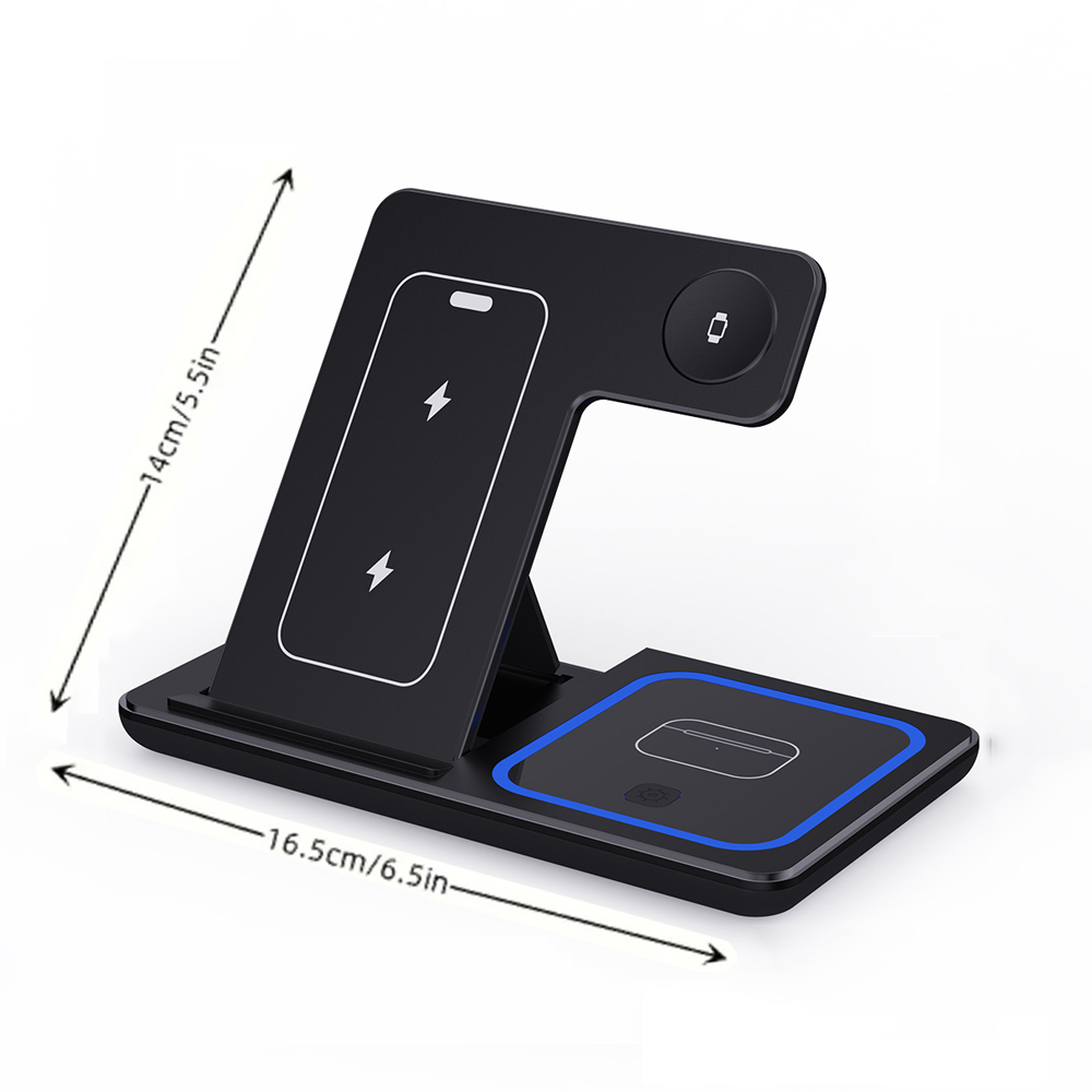 15W 3 in 1 Wireless Charger St - đánh giá và giá Watch Charger Cable