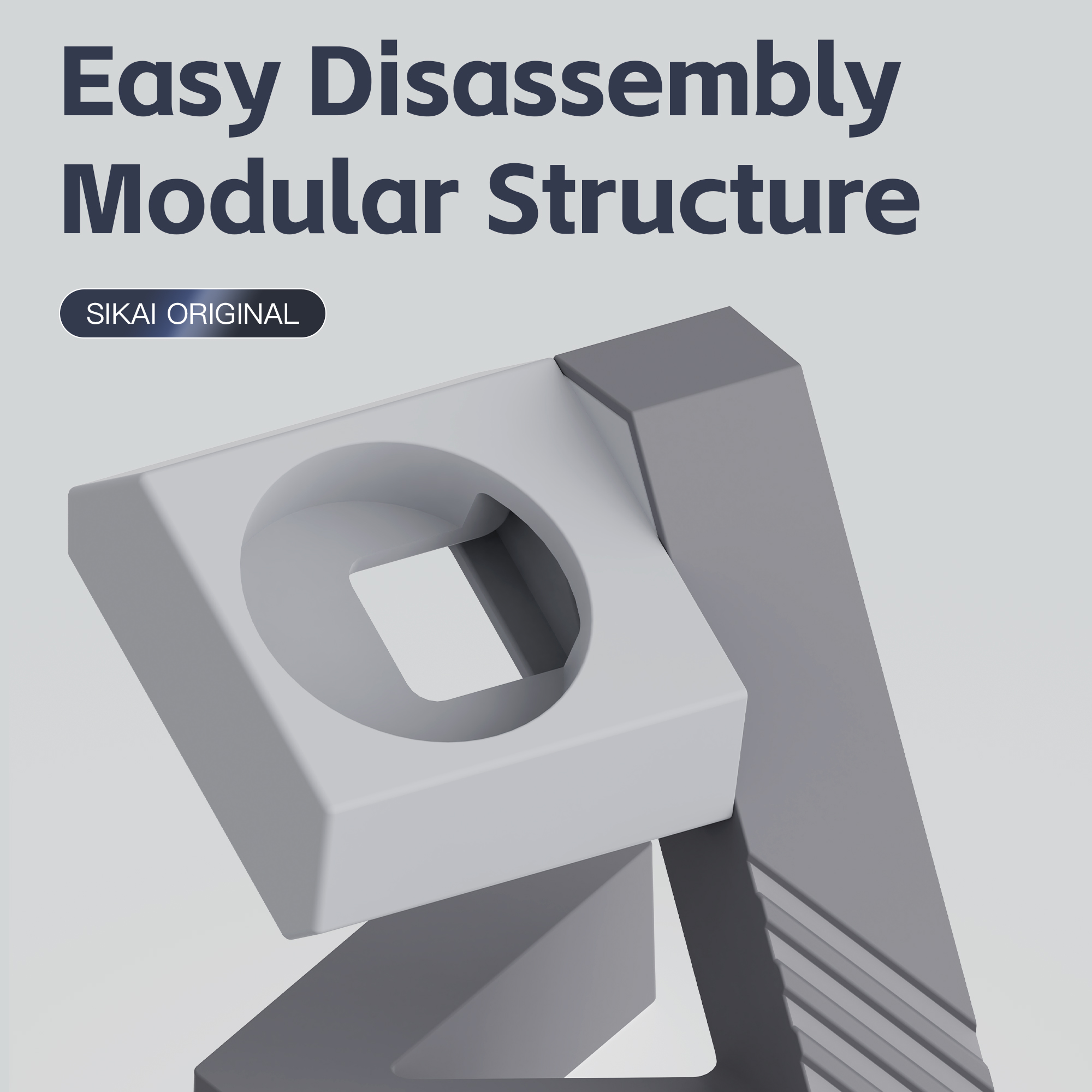PC Geometric watch stand Dock  - đánh giá và giá Xiaomi Smartwatch S4 Accessories