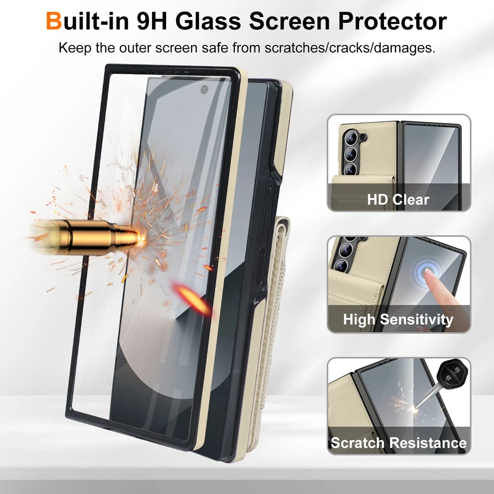 Retro Pure Color Leather Phone - đánh giá và giá Screen Protector Film
