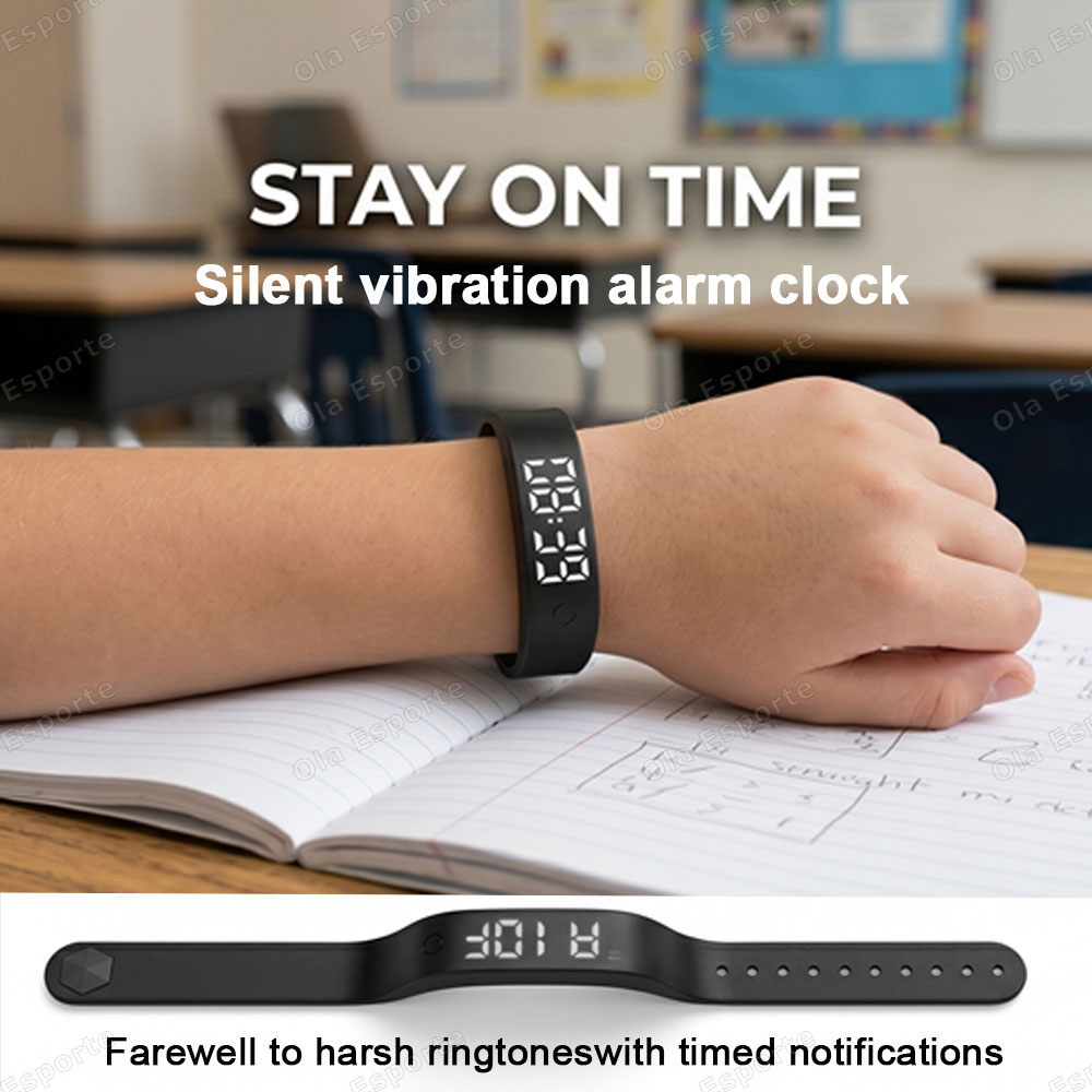 Vibrating Alarm Clock Watch He - đánh giá và giá Android Smartwatch Accessories