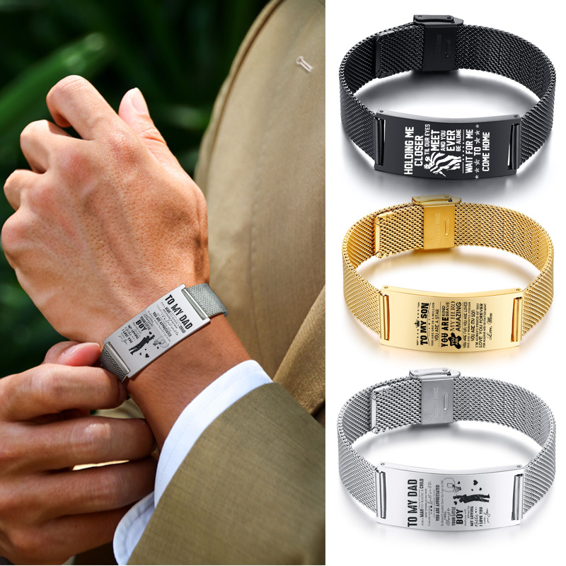 Nam Vòng Tay Đồng Hồ Thiên Nhi - đánh giá và giá Stainless Mesh Band