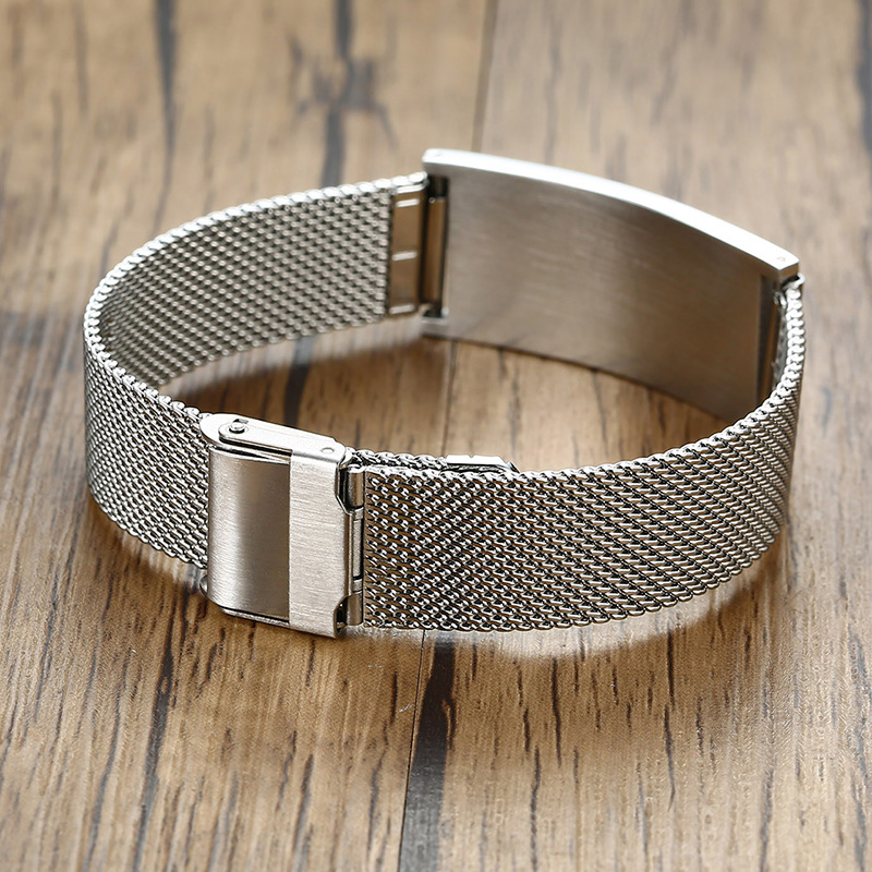 Nam Vòng Tay Đồng Hồ Thiên Nhi - đánh giá và giá Stainless Mesh Band