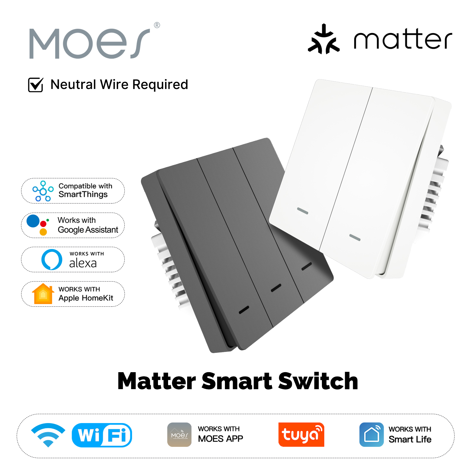 MOES Matter Tuya WiFi Smart Li - đánh giá và giá Smart Accessories