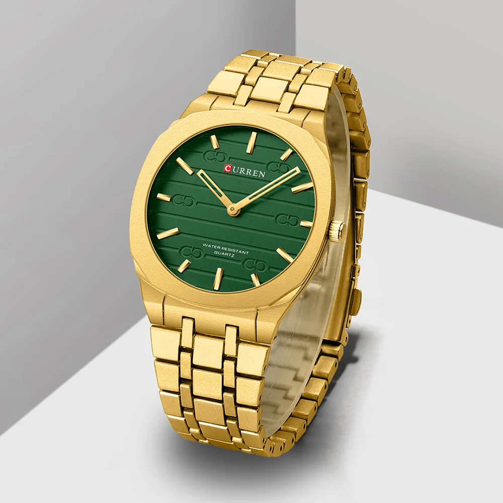 CURREN Fashion Mens Watches Ul - đánh giá và giá Stainless Mesh Band