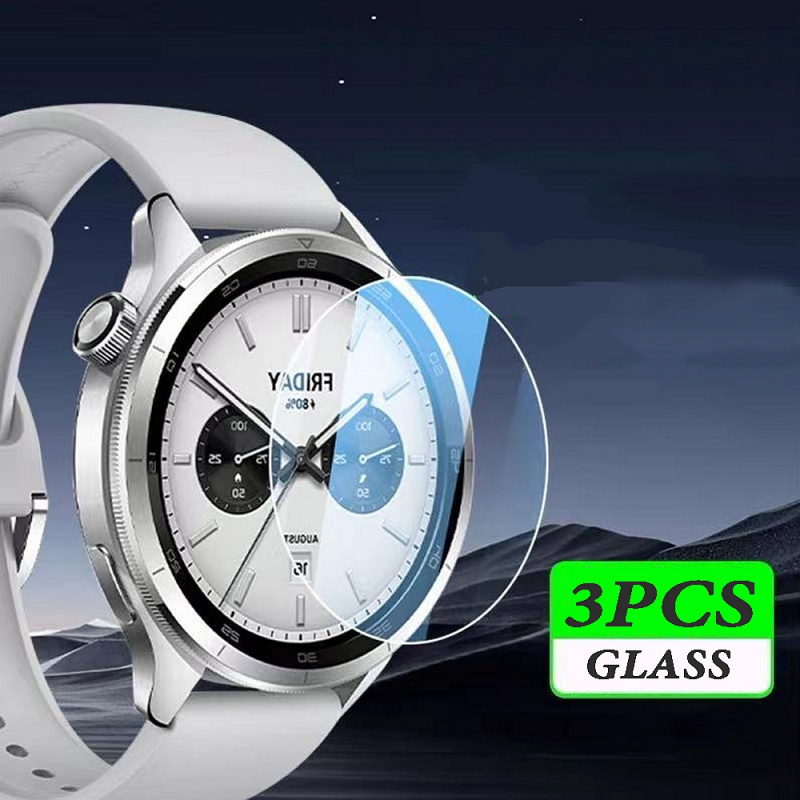 3pcs Tempered Glass Films For  - đánh giá và giá Xiaomi Smartwatch S4 Accessories