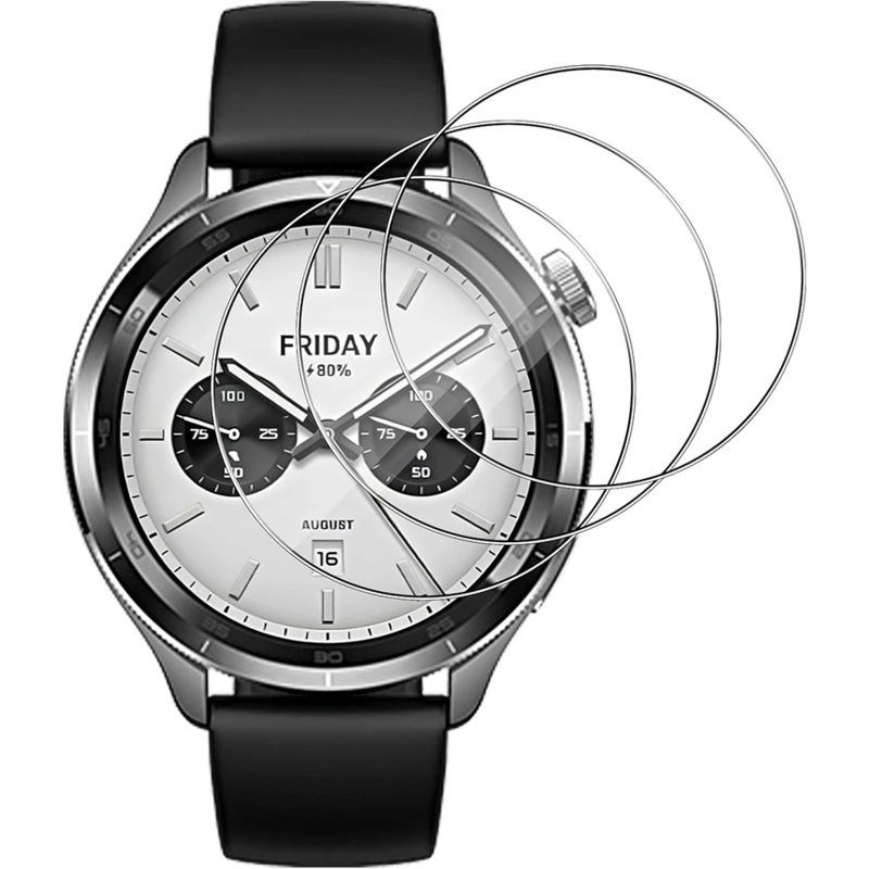 3pcs Tempered Glass Films For  - đánh giá và giá Xiaomi Smartwatch S4 Accessories