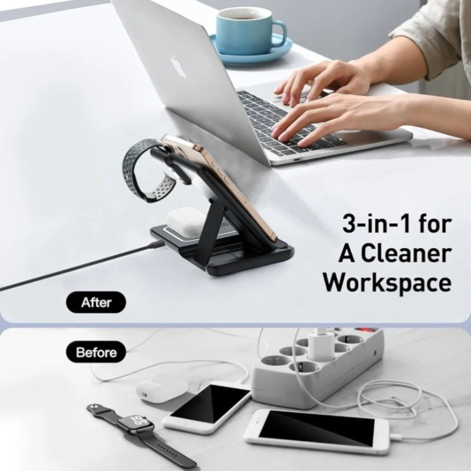 Night LED Light 3 In 1 Wireles - đánh giá và giá Watch Charger Cable