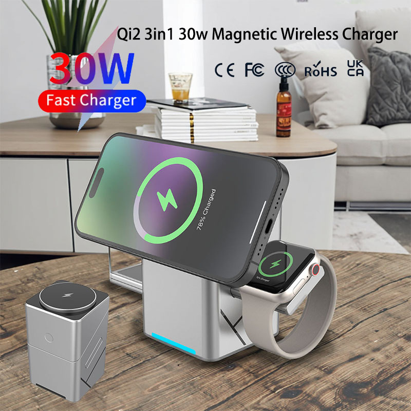 15W Touch Rotating Magnetic Mu - đánh giá và giá Watch Charger Cable