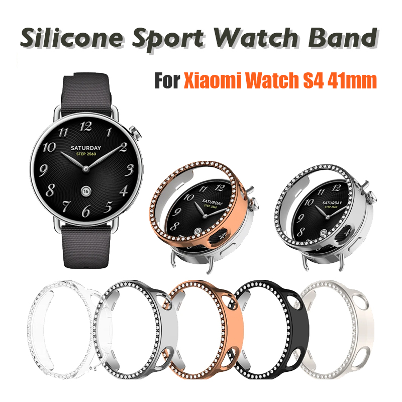Single Row Dril Hollow Case Fo - đánh giá và giá Xiaomi Smartwatch S4 Accessories