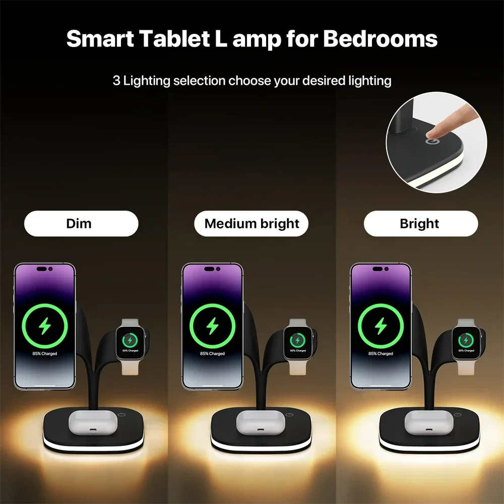 Magnetic 3 in 1 Wireless Charg - đánh giá và giá Watch Charger Cable
