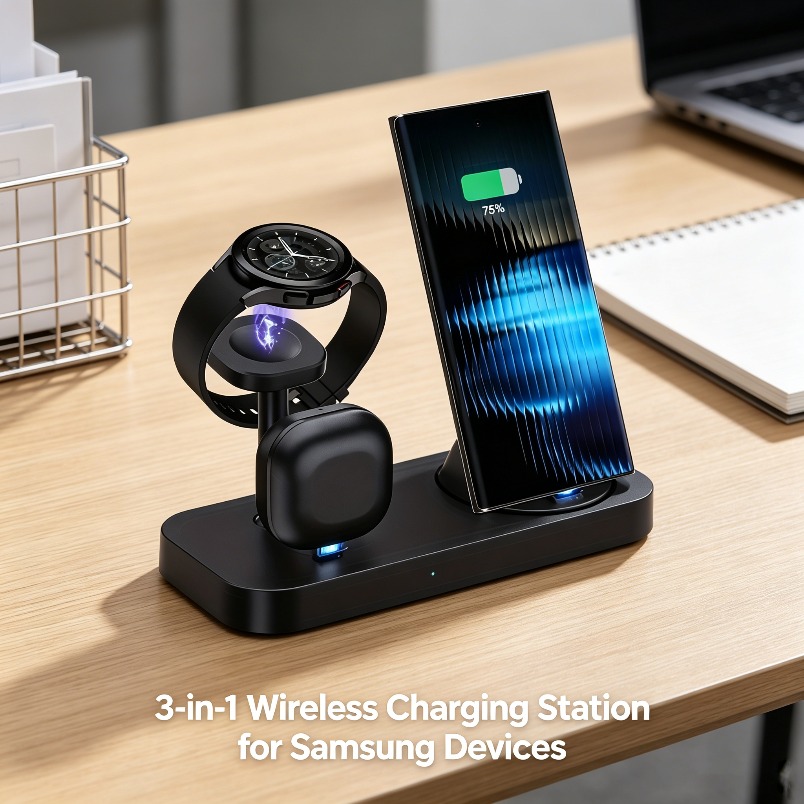 3 in 1 Wireless Charger Dual C - đánh giá và giá Watch Charger Cable